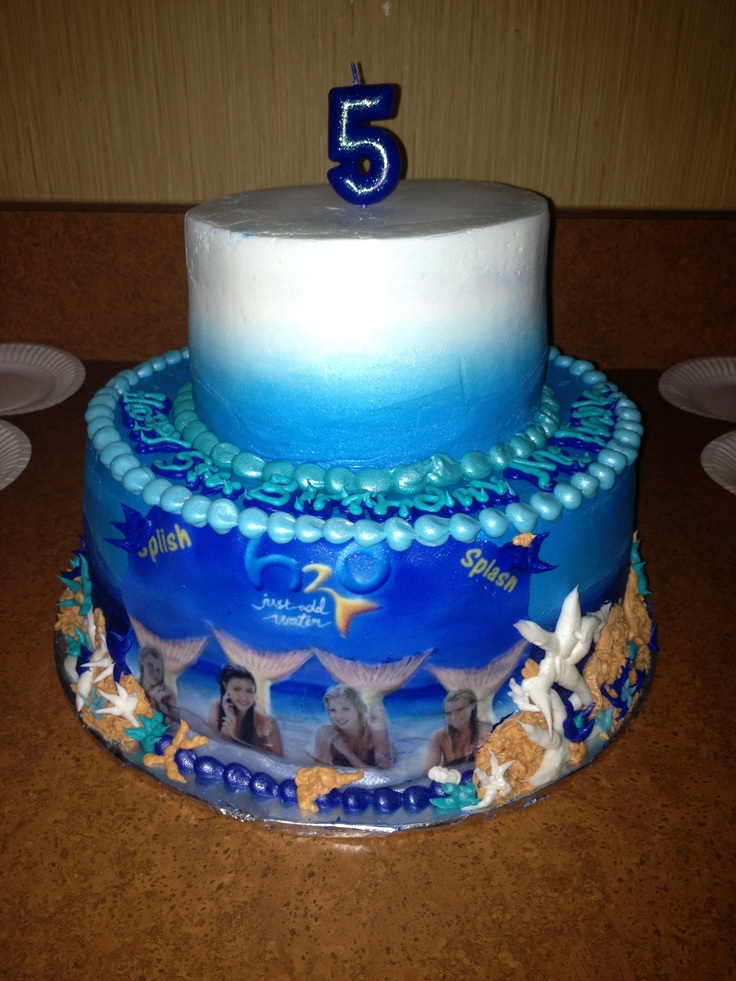 H20 Just Add Water Birthday Cake