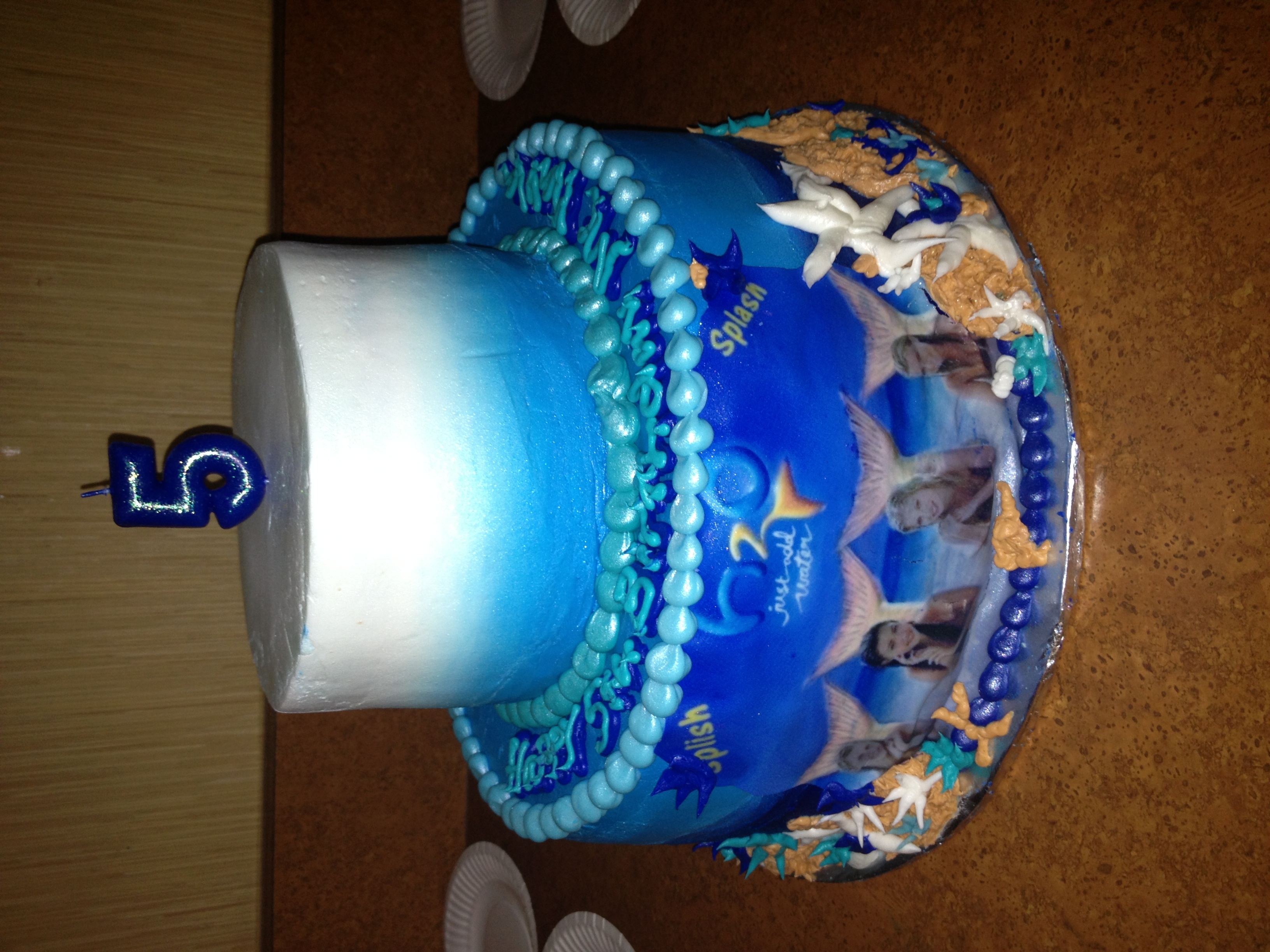 H20 Just Add Water Birthday Cake