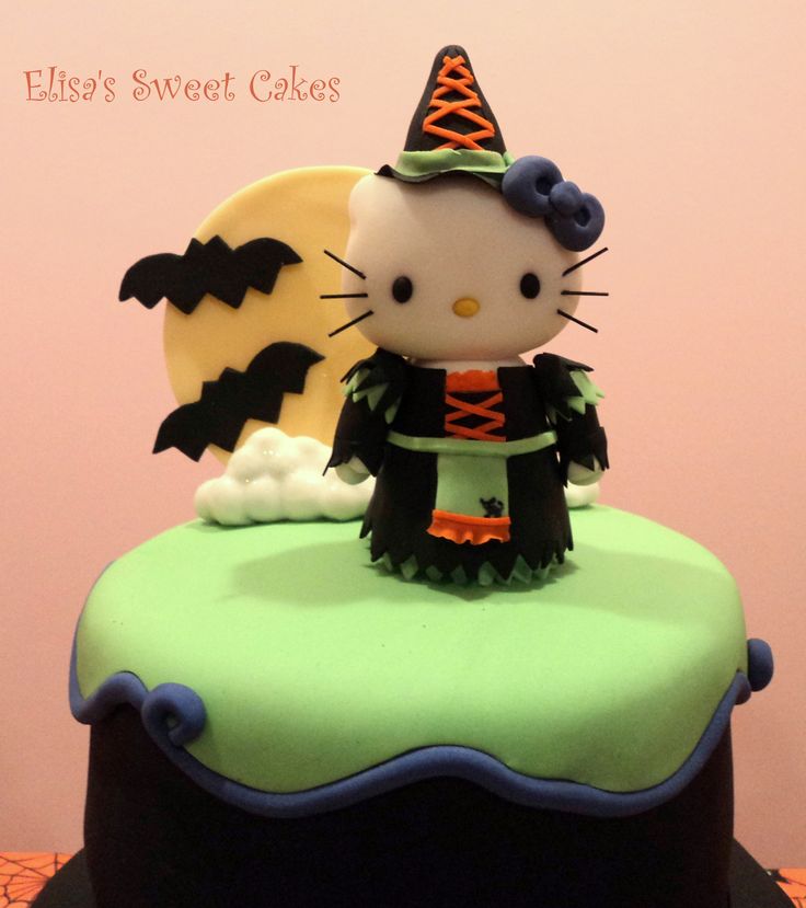 Halloween Hello Kitty Birthday Cake