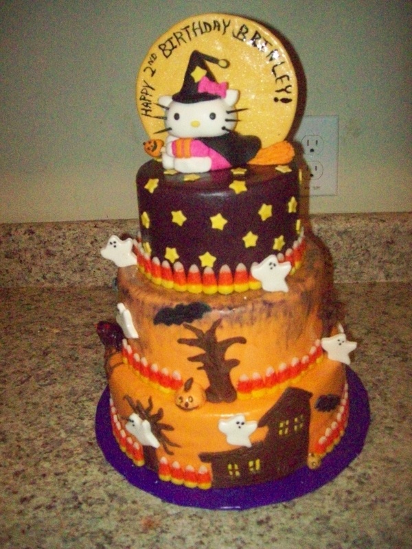 Halloween Hello Kitty Birthday Cake