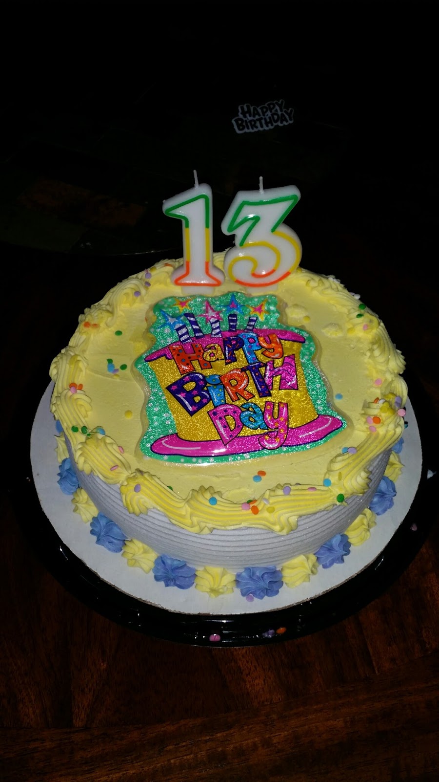 Happy 13th Birthday Cake