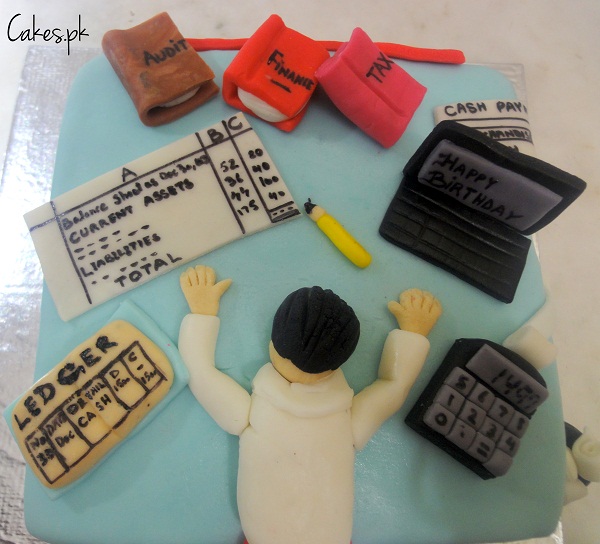 Happy Birthday Accountant Cake