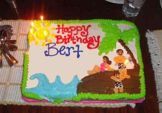 Happy Birthday Bert Cake