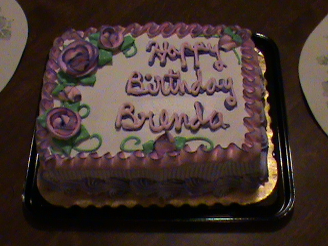 Happy Birthday Brenda Cake