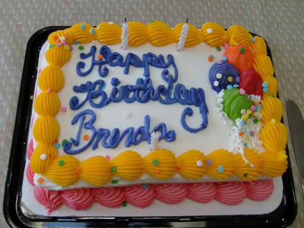 Happy Birthday Brenda Cake