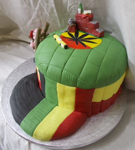 Happy Birthday Jamaican Cake