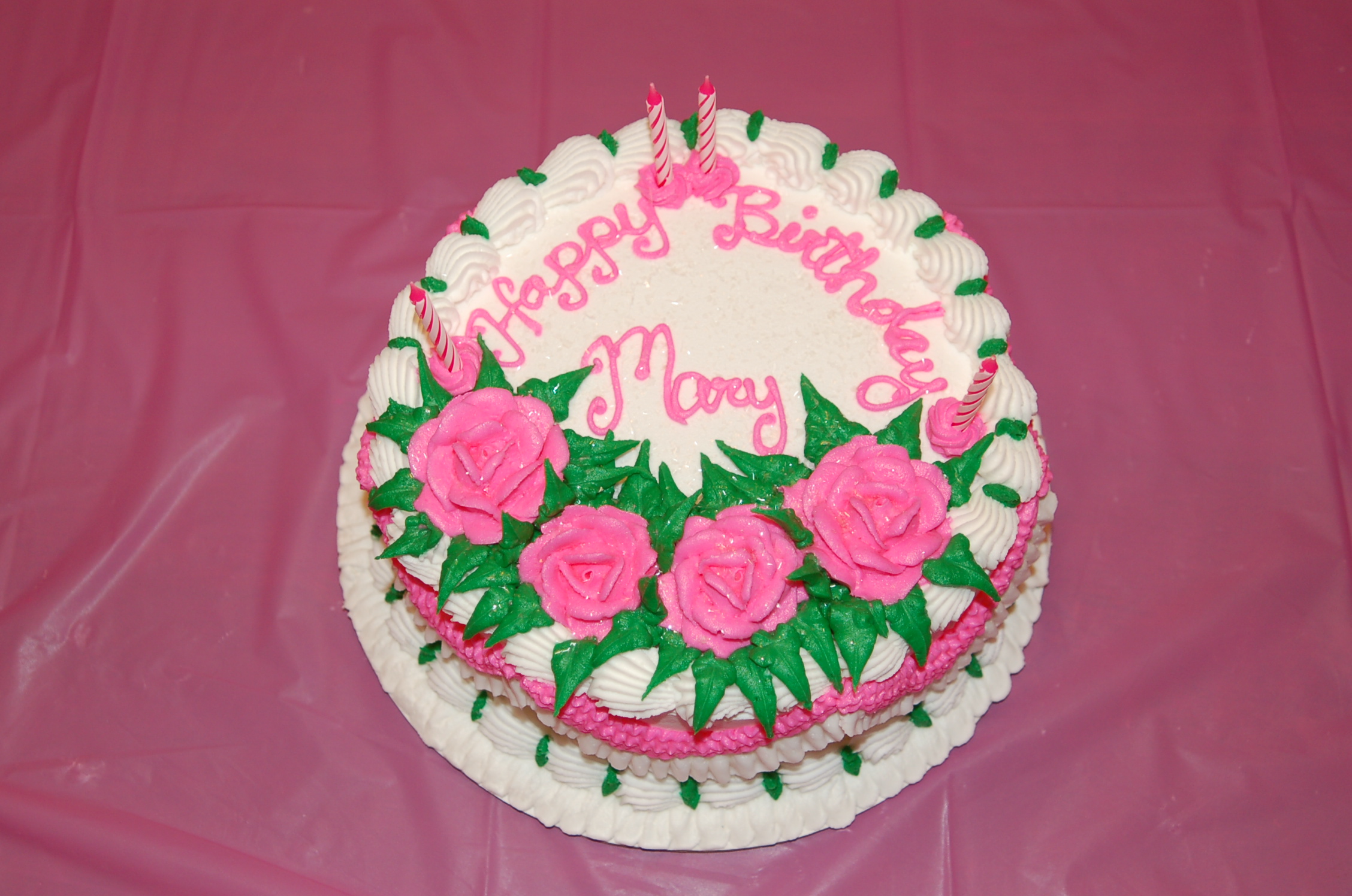 Happy Birthday Mary Cake