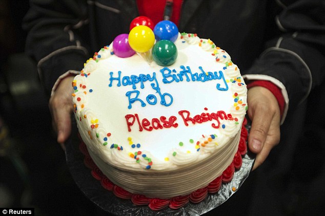 Happy Birthday Rob Cake