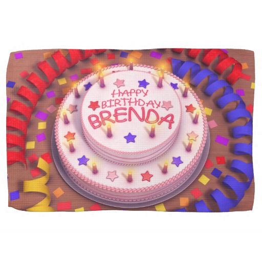 Happy Name Birthday Cake Brenda