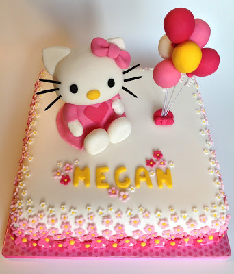 Hello Kitty Birthday Cake 8 Years Old