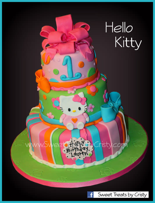 Hello Kitty Birthday Cake