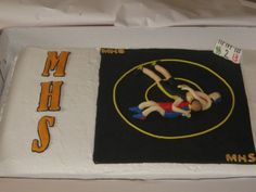 High School Wrestling Cake Ideas