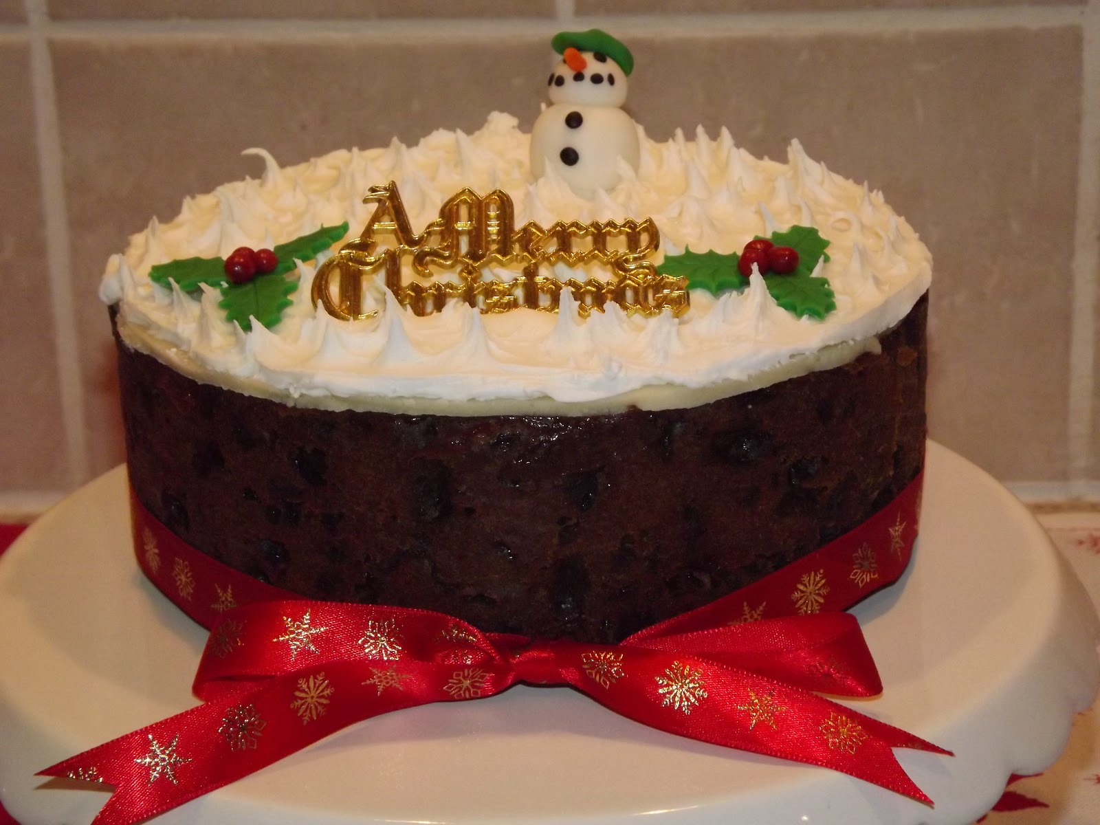 Homemade Christmas Cake