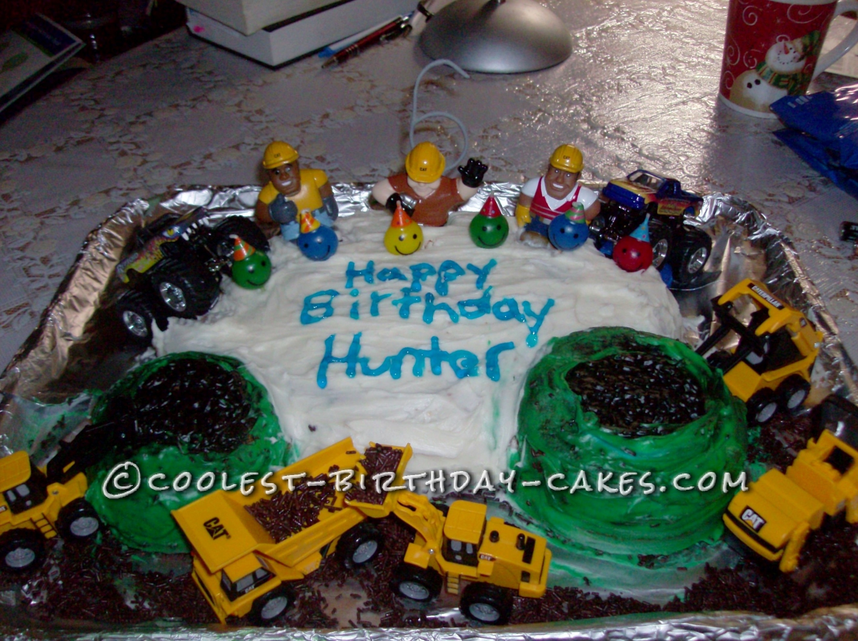 Homemade Monster Truck Birthday Cake