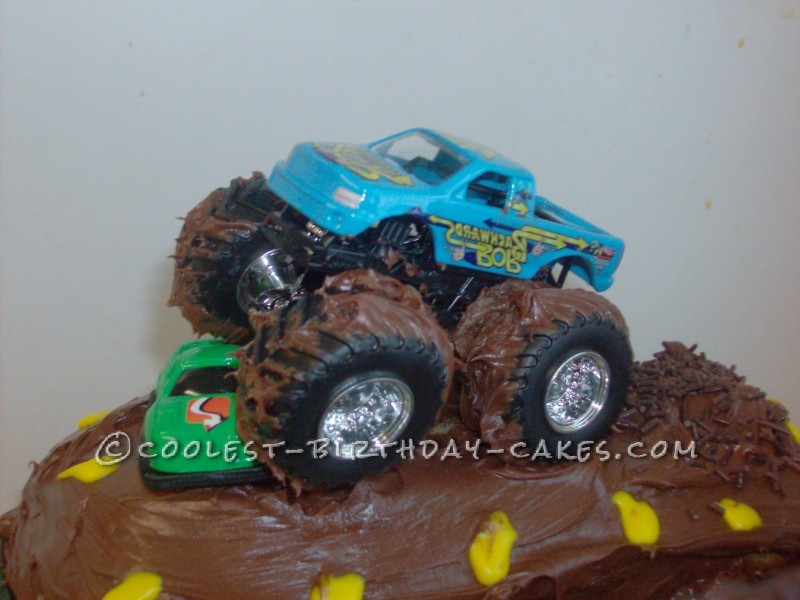 Homemade Monster Truck Cake