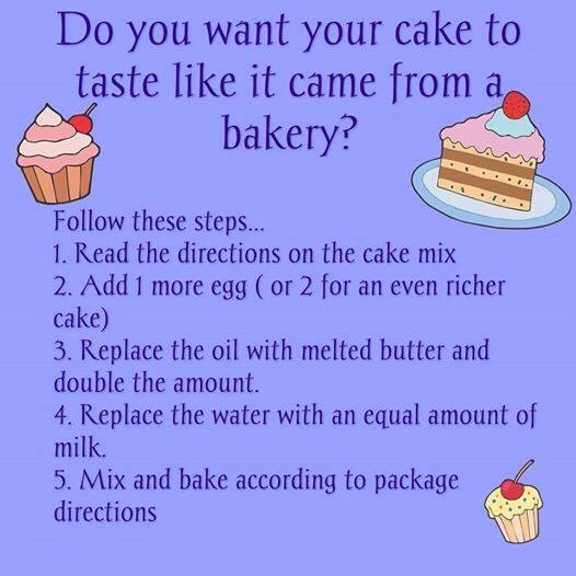 How to Make a Cake a Taste Like Bakery Cake