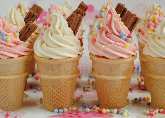 Ice Cream Cone Cupcakes