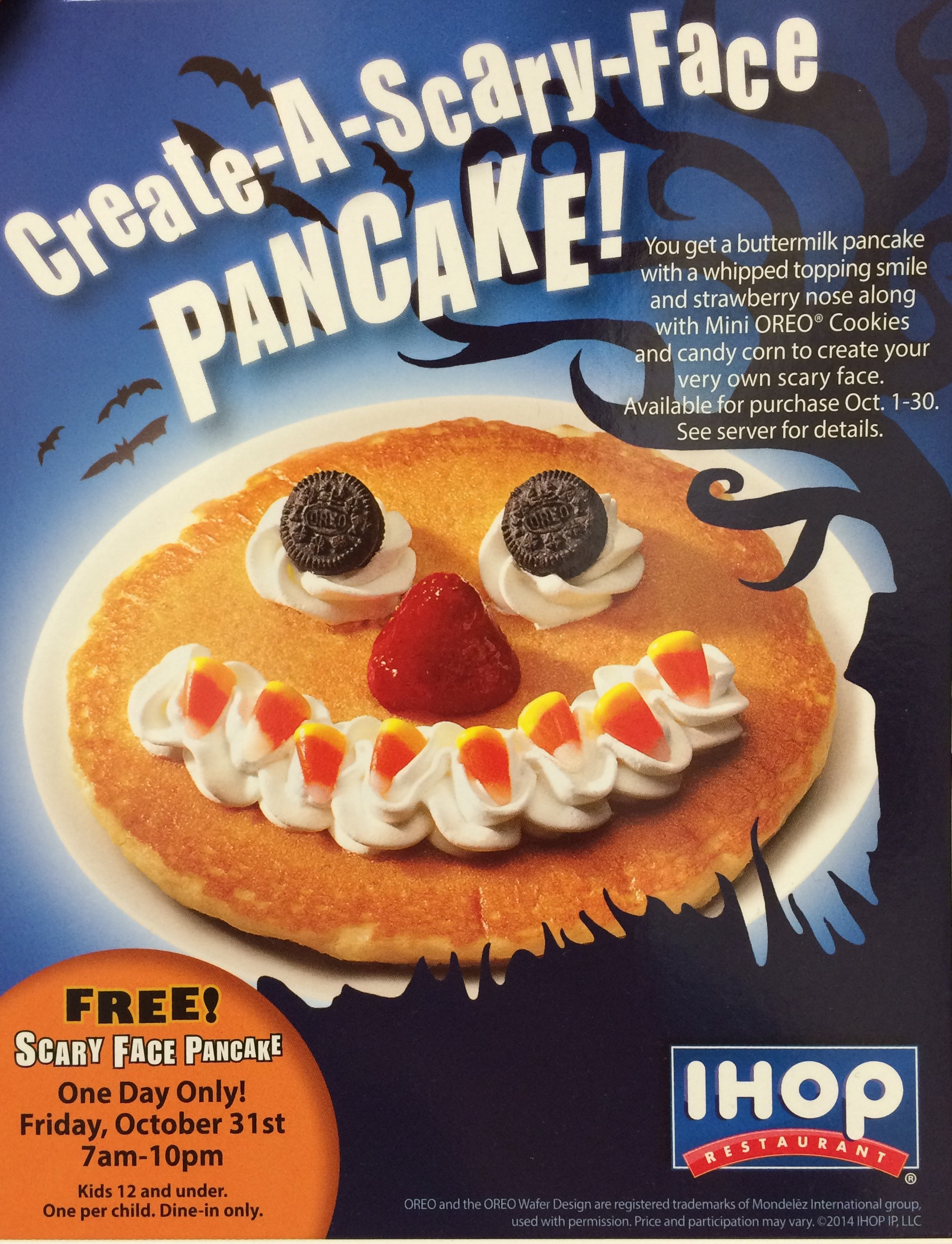 Ihop Scary Face Pancakes