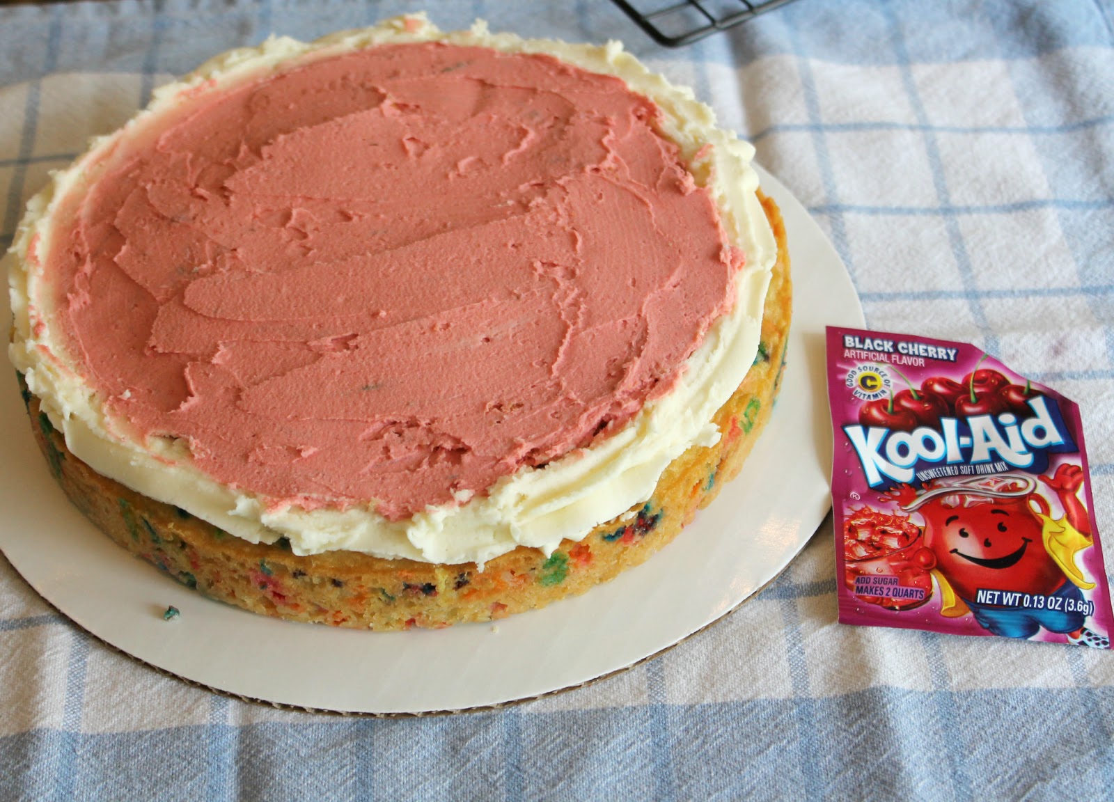 Layered Funfetti Birthday Cake Easy