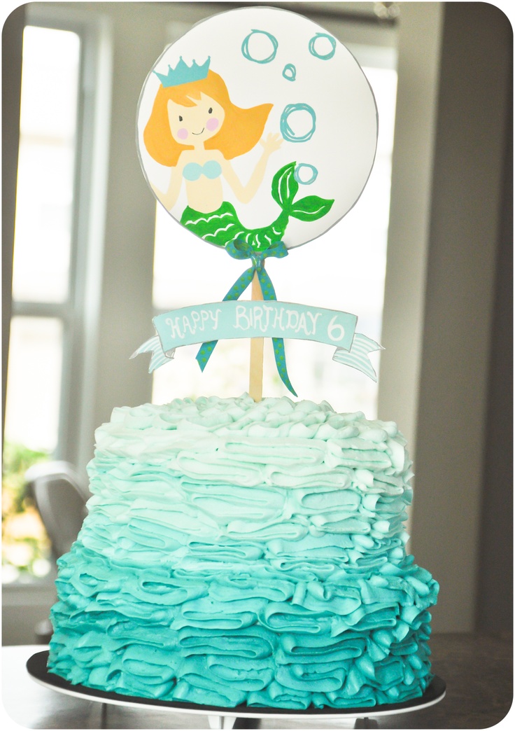 Little Mermaid Birthday Cake Ideas for Girls