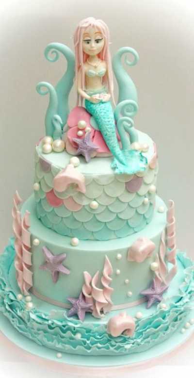 Mermaid Birthday Cake