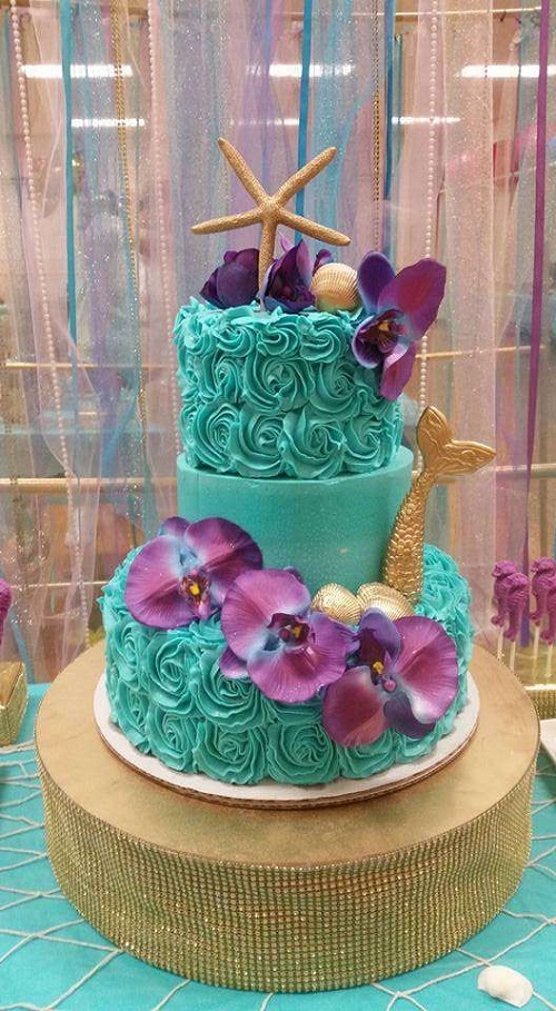 Mermaid Birthday Party Cake