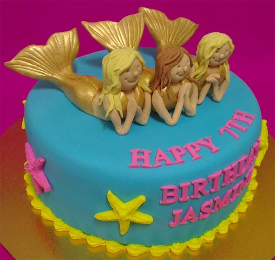 Mermaid Birthday Party Cake