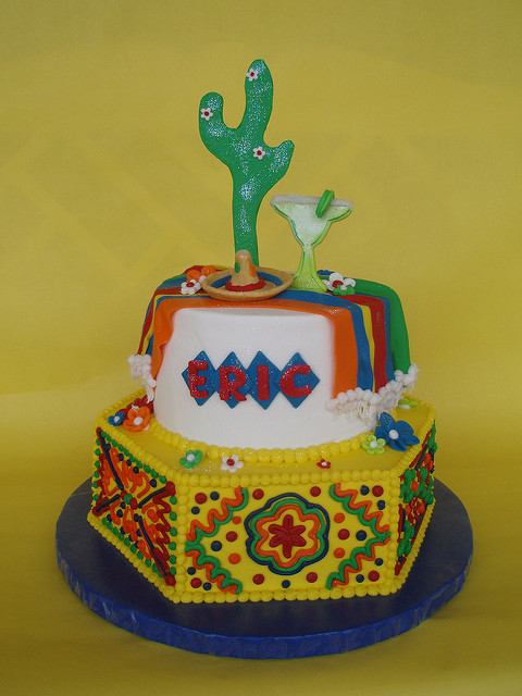 Mexican Fiesta Birthday Cake