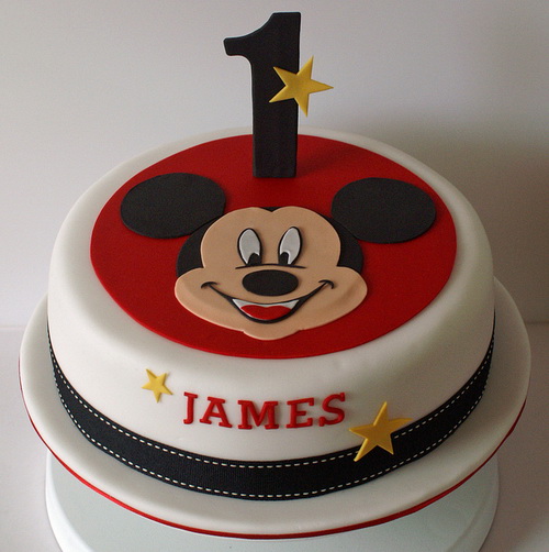 Mickey Mouse Birthday Cake