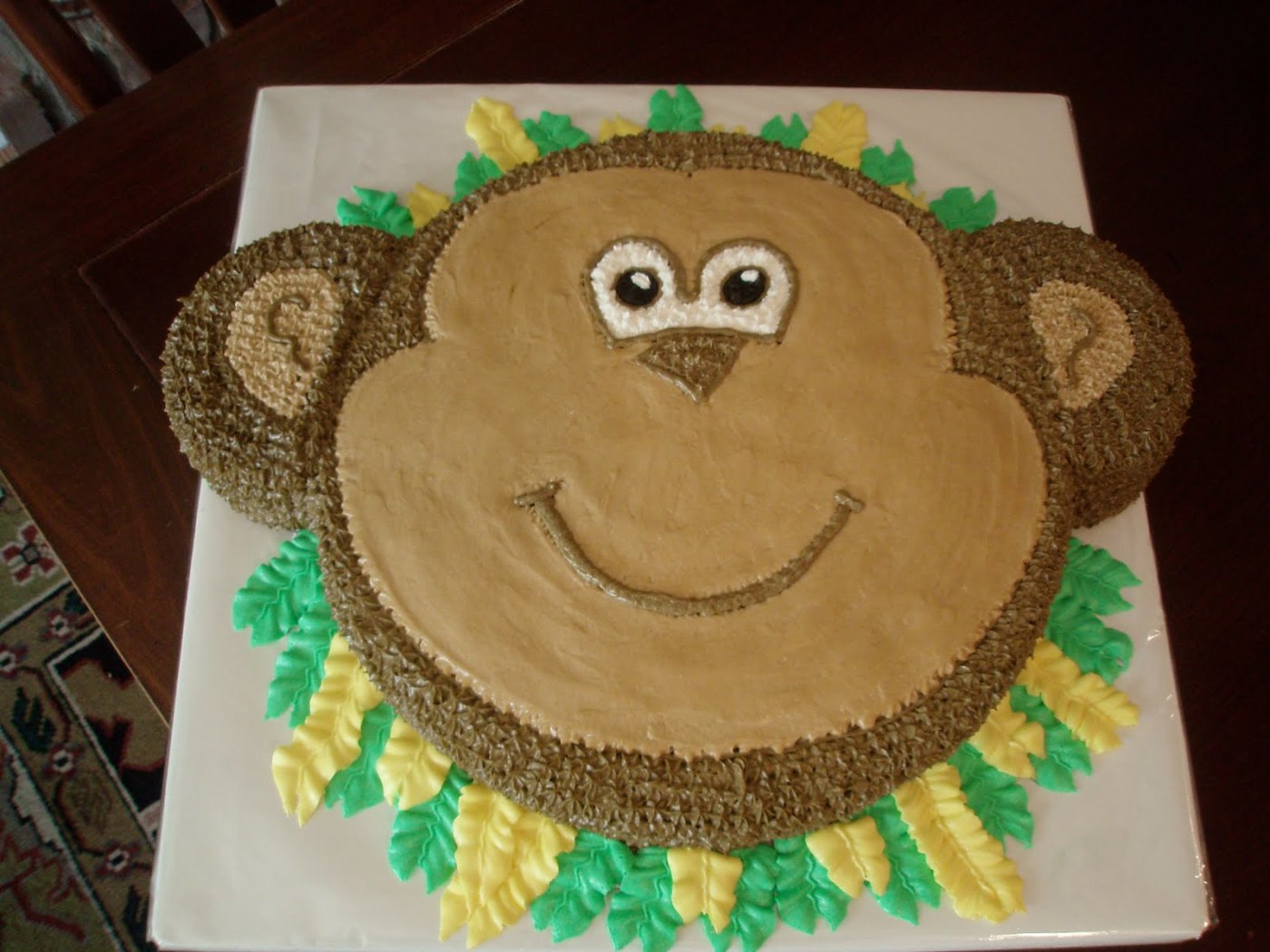 12 Photos of Monkey Cake Ideas Birthday Cupcakes