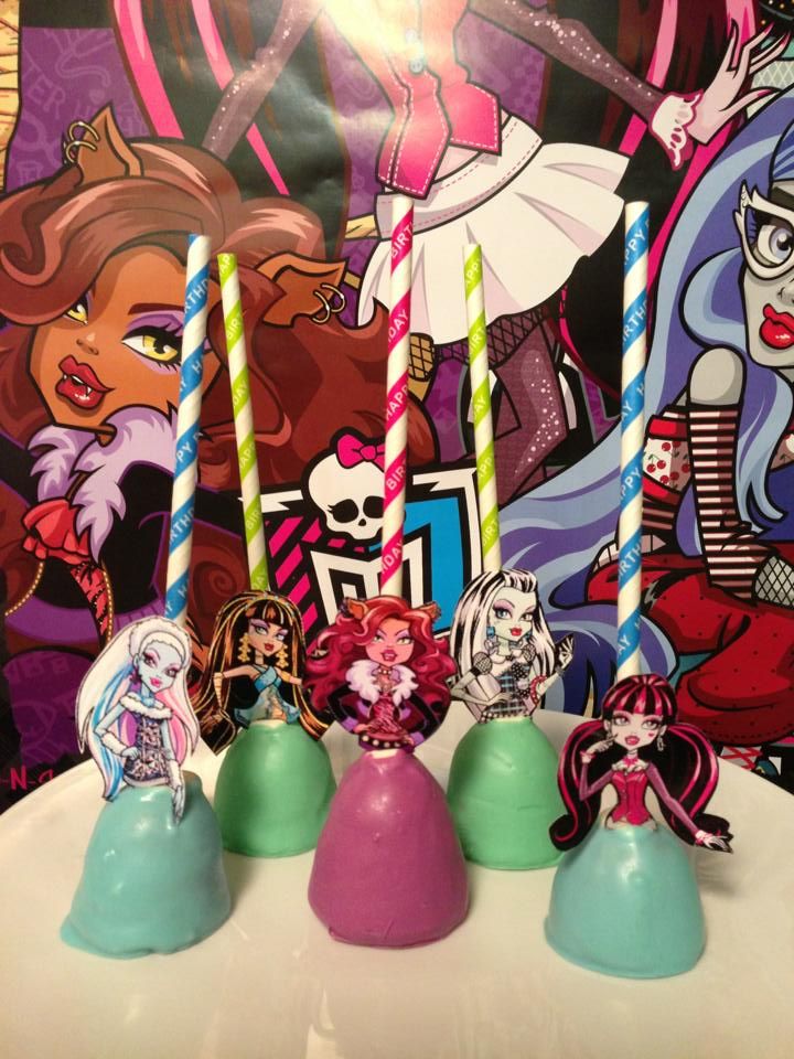 Monster High Cake Pops