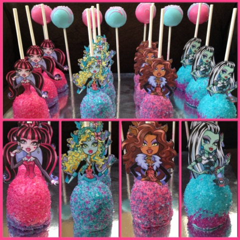 Monster High Cake Pops