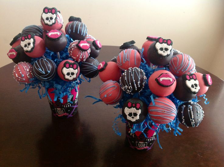 Monster High Cake Pops