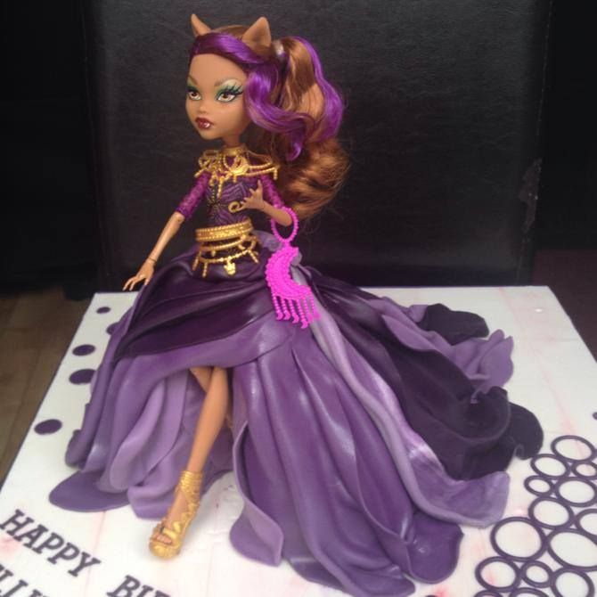 Monster High Doll Cake