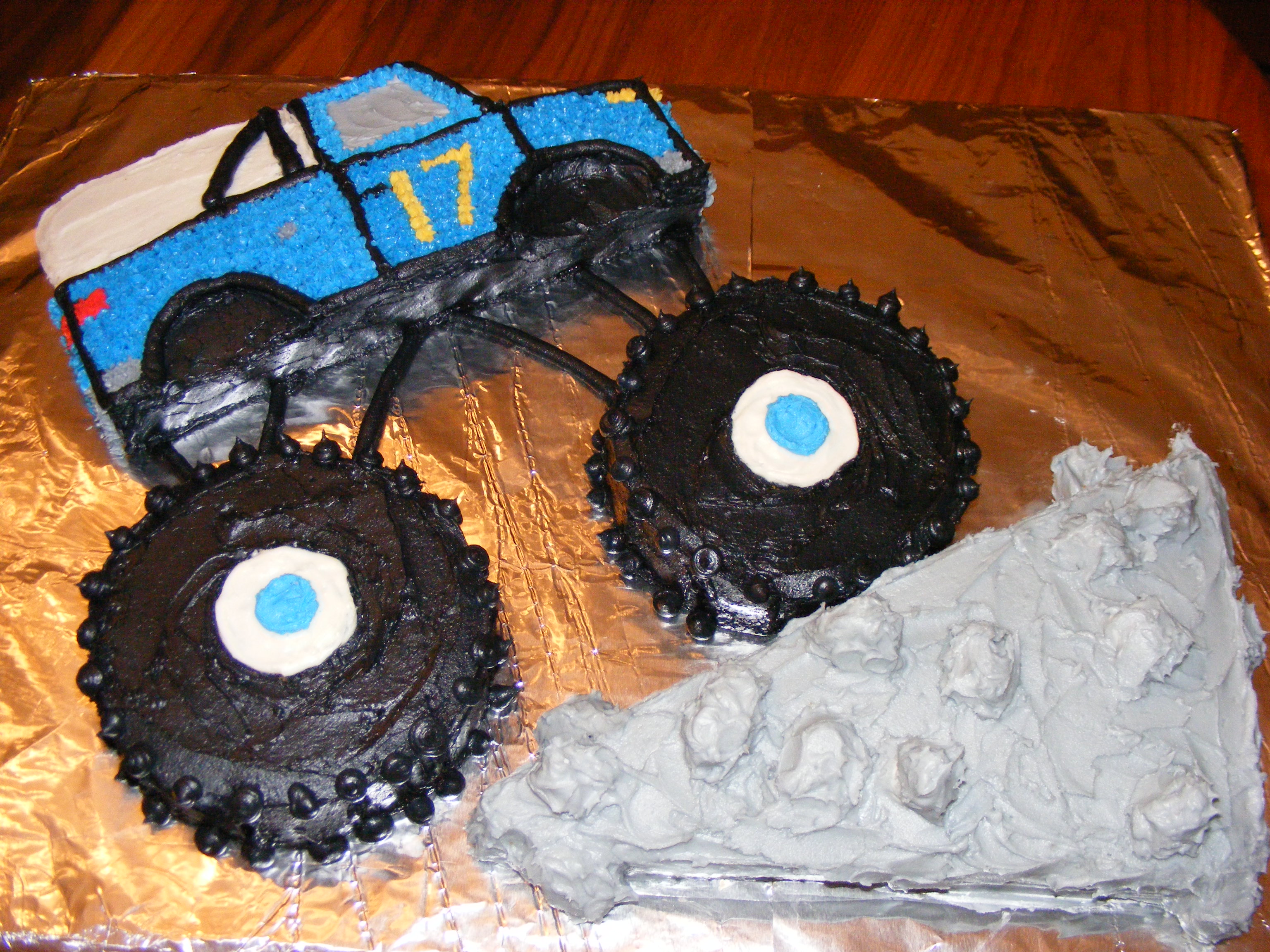 Monster Truck Cake