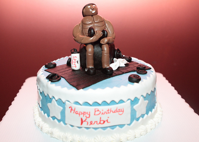 Muscle Birthday Cake