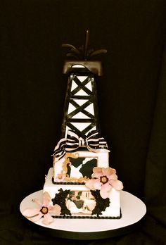 Oil Rig Cake Decoration