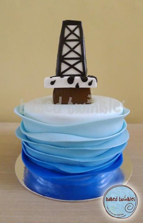 Oil Rig Cake