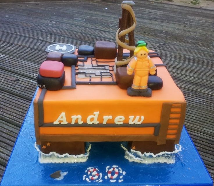 Oil Rig Cake