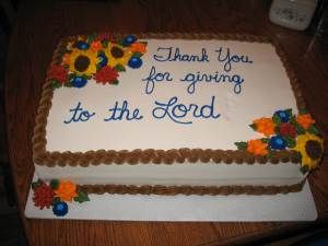 Pastor Appreciation Cake