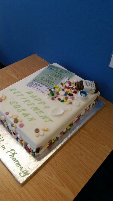 Pharmacist Retirement Cake