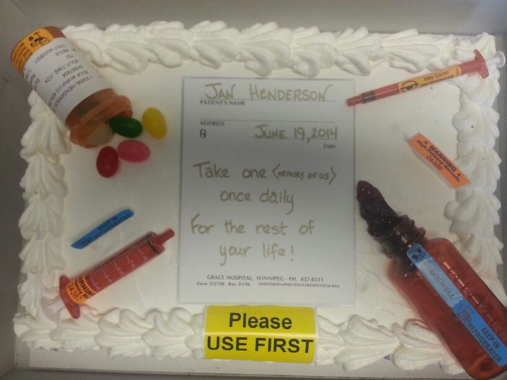 Pharmacist Retirement Cake