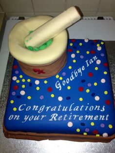 Pharmacist Retirement Cake