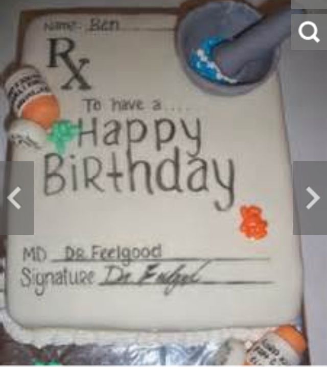 Pharmacy Retirement Cake Ideas