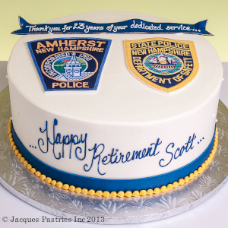 Police Retirement Cake