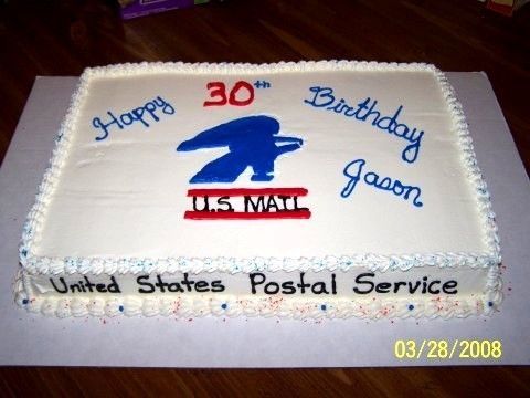 Postal Worker Retirement Cake