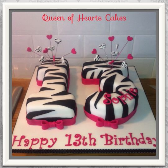 Queen of Hearts Birthday Cake