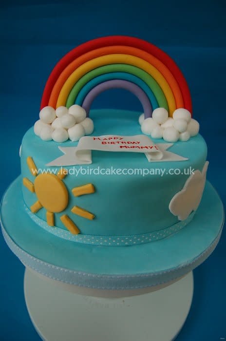 Rainbow Birthday Cake