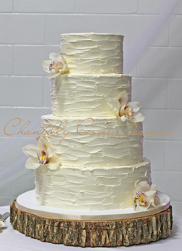 Rustic Buttercream Wedding Cake