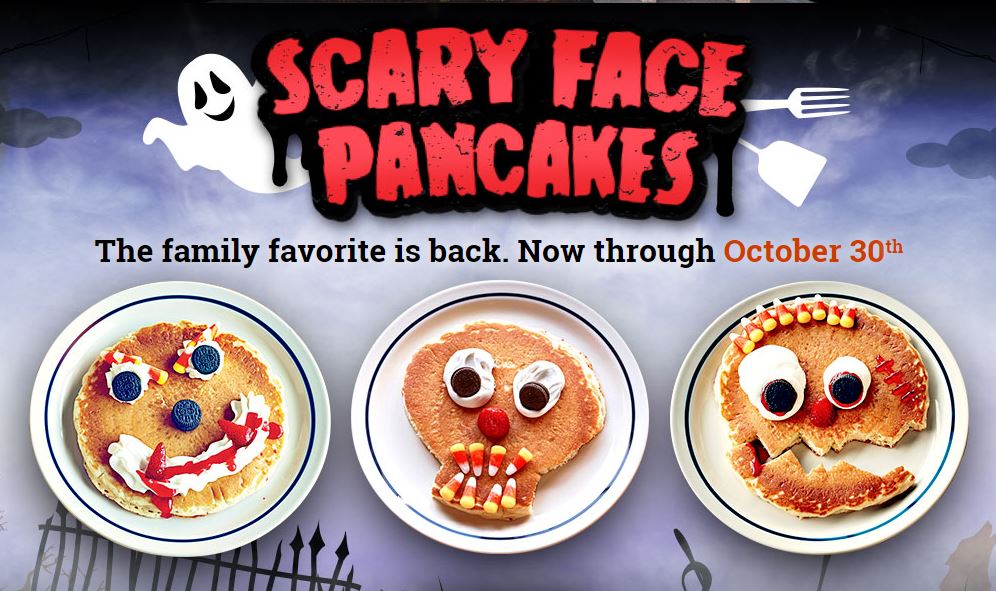 11 Photos of Spooky Face Pancakes